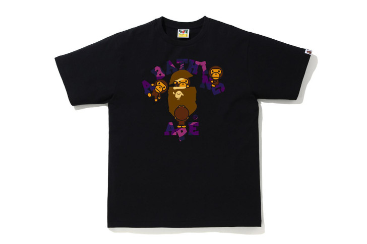 Picture No.1 of BAPE COLOR CAMO COLLEGE MILO TEE 2H80-110-006