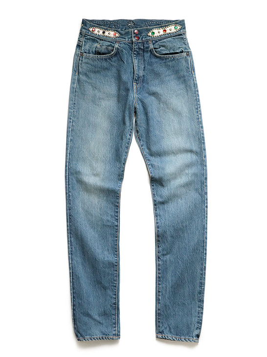 KAPITAL Pants 14Oz Denim 5P OKABILLY L 