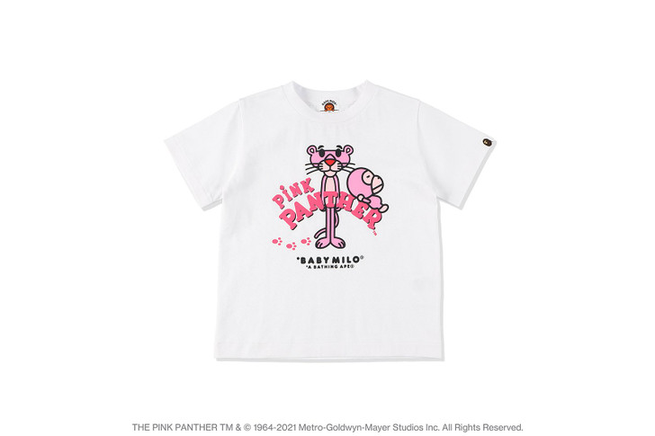 T-SHIRT [BAPE X PINK PANTHER] BABY MILO TEE # 1
