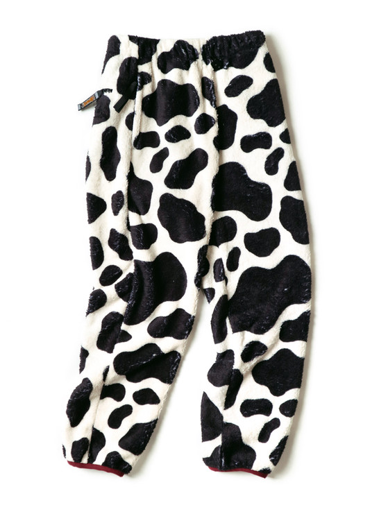 KAPITAL Pants Cow Pattern Fleece Easy Pants