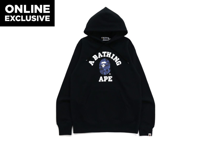 Picture No.1 of BAPE COLOR COMO COLLEGE PULLOVER HOODIE -ONLINE EXCLUSIVE- 1H75-114-002