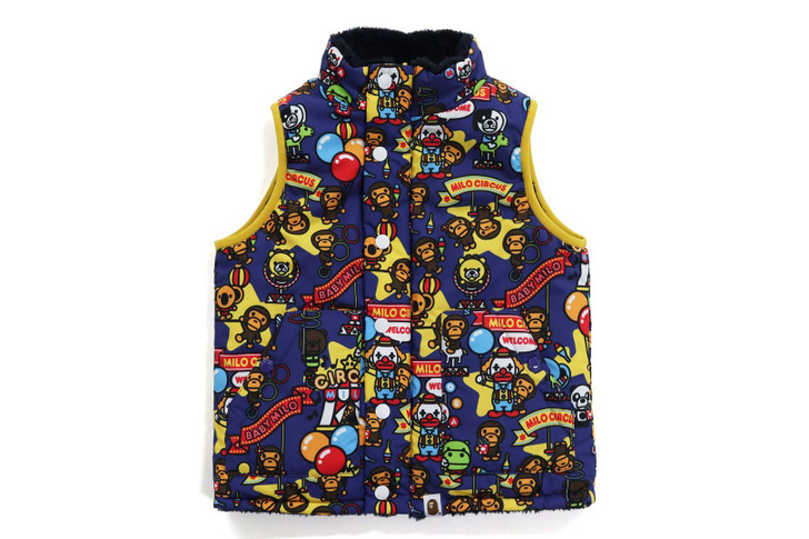 Picture No.1 of BAPE BABY MILO CIRCUS REVERSIBLE VEST 2H80-340-605