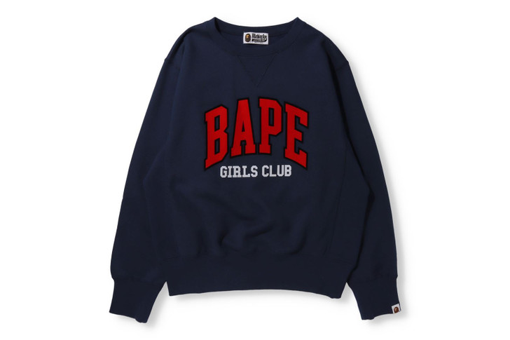 Picture No.1 of BAPE BAPE GIRLS CLUB WIDE CREWNECK 1H80-213-504