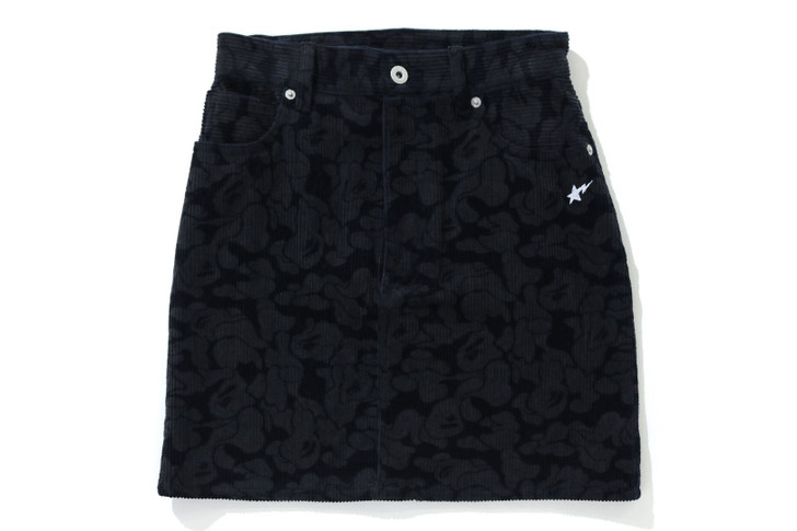 Picture No.1 of BAPE SOLID CAMO CORDUROY SKIRT 1H80-255-502