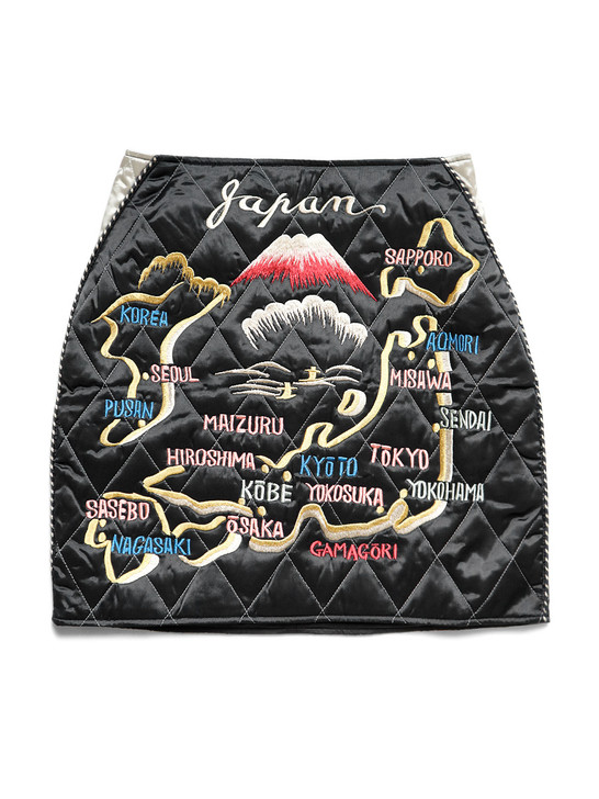 Picture No.1 of KAPITAL Rayon Satin Killing Mini Skirt (JAPAN) K2109SK038