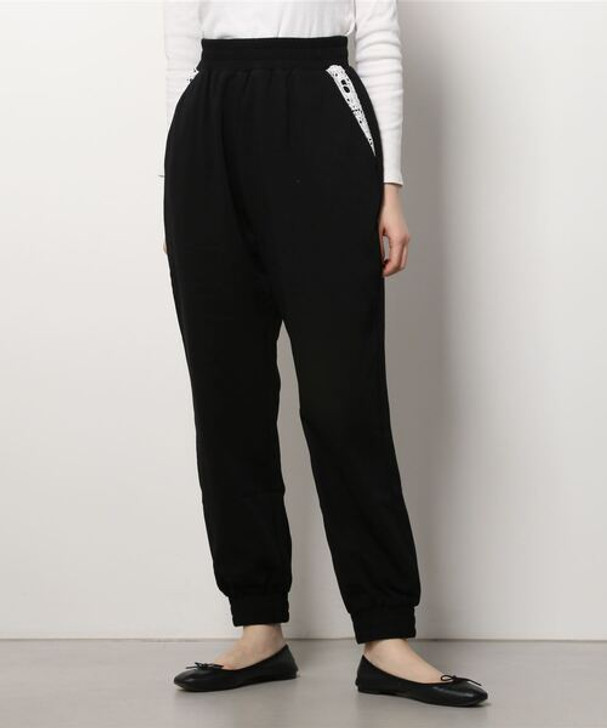 Picture No.1 of BAPY LACE TRACK PANTS BPYPTPT6255AI