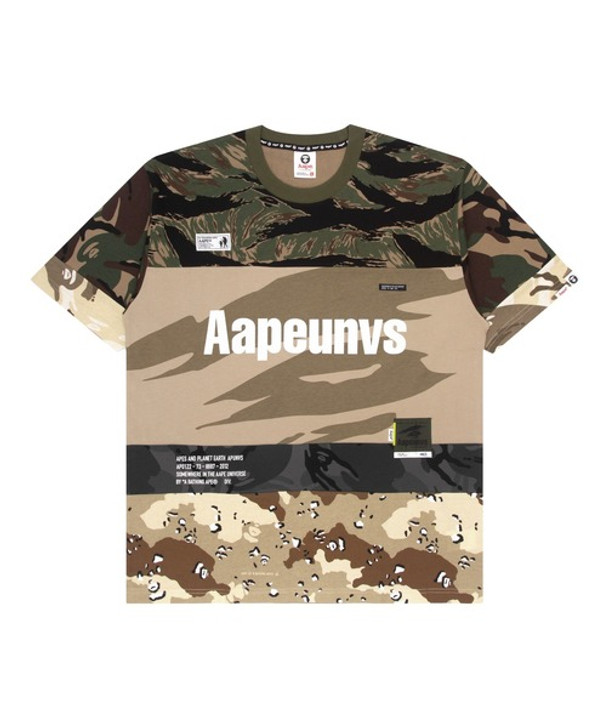 Picture No.1 of AAPE AAPE  SHORT SLEEVE TEE AAPTEM0867XAI