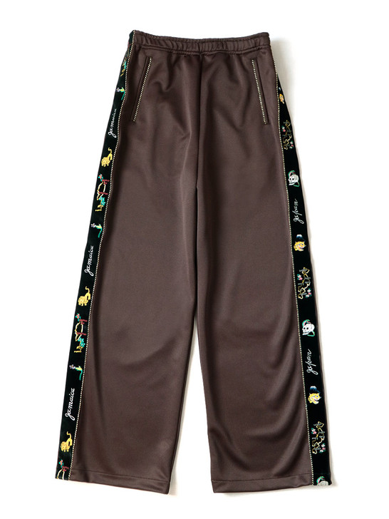 KAPITAL Pants Ska Tape Jersey JAM Wide Track Pants