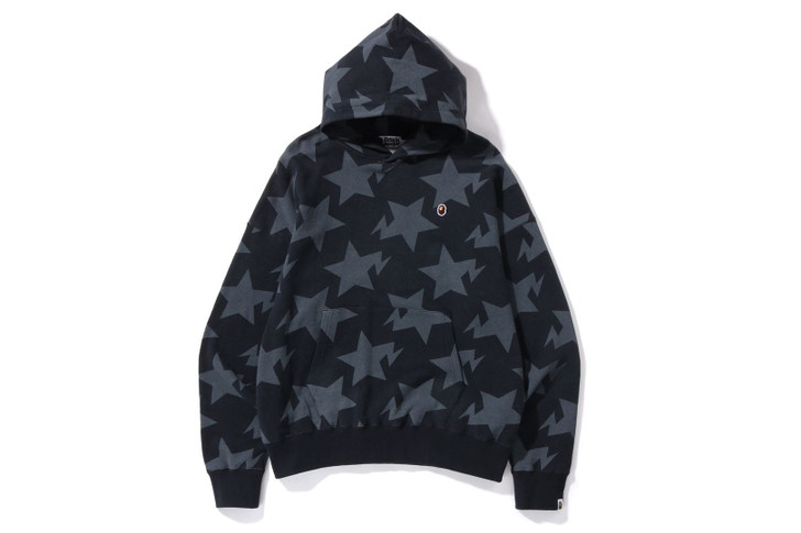 Picture No.1 of BAPE STA PATTERN LOOSE FIT PULLOVER HOODIE 1I30-114-002