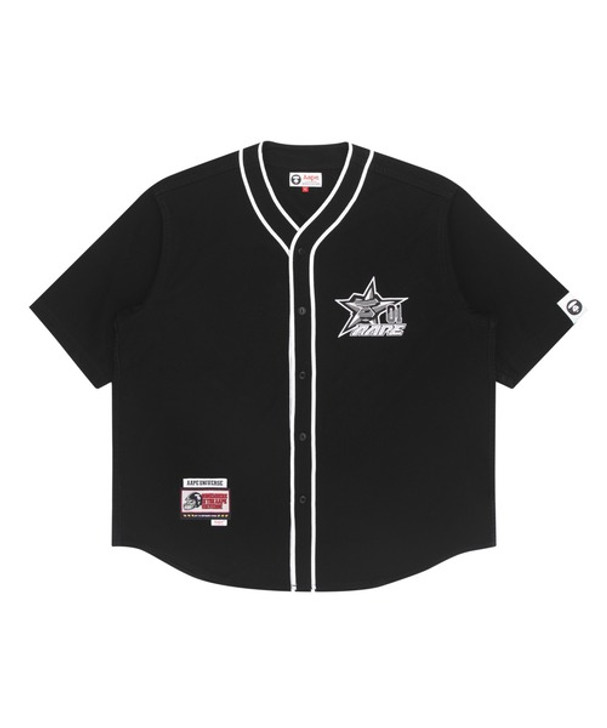 Picture No.1 of AAPE AAPE BASEBALL SHORT SLEEVE SHIRT AAPSRM8406XXI