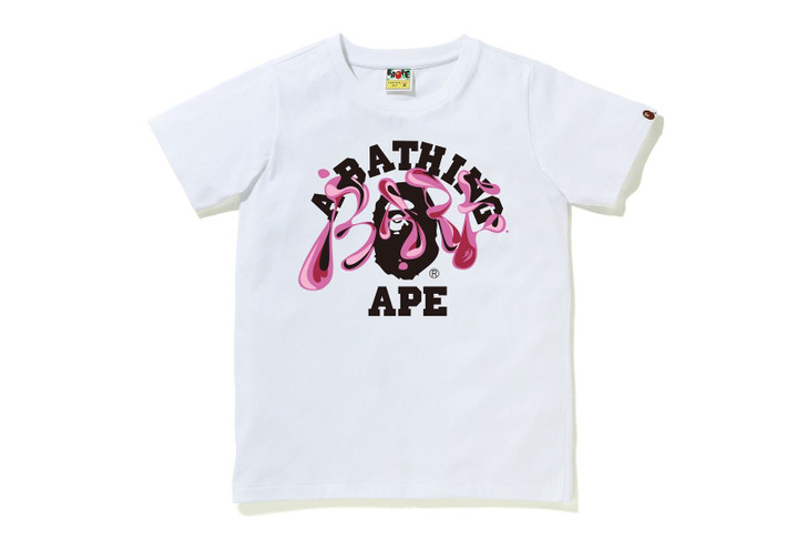 Picture No.1 of BAPE MARBLE CAMO LIQUID COLLEGE TEE 1I30-210-044