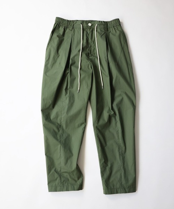 Picture No.1 of NUMBER (N)INE BOX TUCK WIDE TAPERED DRAWSTRING TROUSERS S22NP008