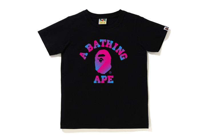 Picture No.1 of BAPE HALFTONE DOT COLLEGE TEE 1I30-210-028