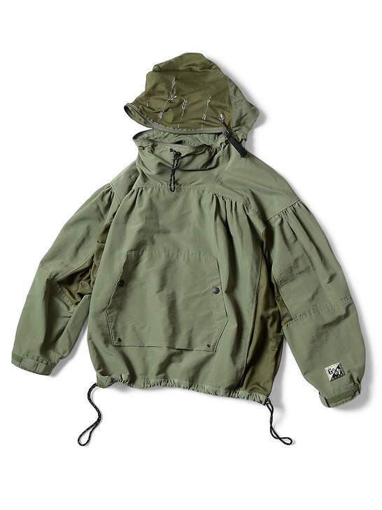 KAPITAL Jacket 60/40 Cross Baga Parka (1TONE)