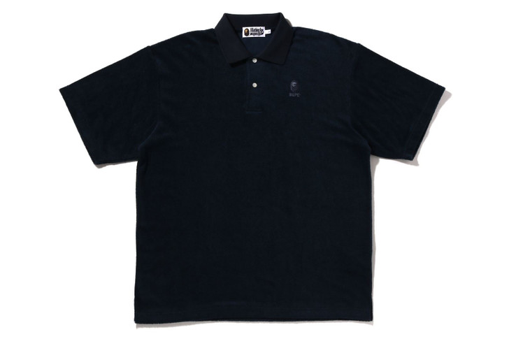 Picture No.1 of BAPE APE HEAD TOWELLING RELAXED FIT POLO 1I30-112-006
