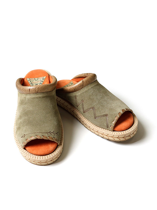 KAPITAL Shoes Cow Leather Pueblo Sabo Sandals