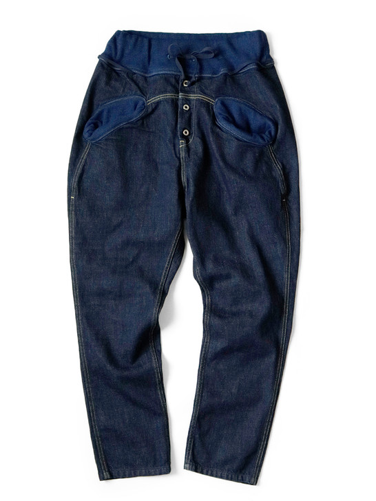 KAPITAL Pants 11.5Oz Denim Sarouel 