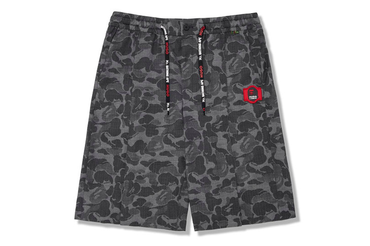 Mr. BATHING APE X HUGO] CAMO SHORTS
