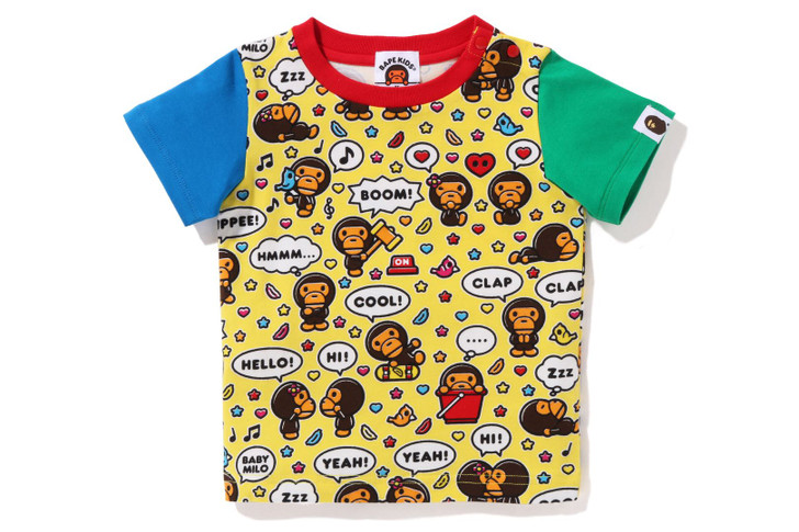 Picture No.1 of BAPE BABY MILO SPEECH BALLOON TEE 2I80-509-011