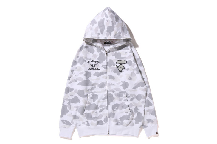 Picture No.1 of BAPE A BATHING APE COLOR CAMO OVERSIZED FULL ZIP HOODIE 1I80-215-003