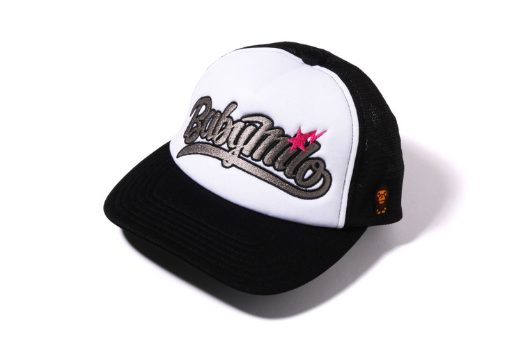 BAPE BABY MILO EMBROIDERY MESH CAP A BATHING APE® Kids Baby Milo Mesh Cap | Bape official  main image 3