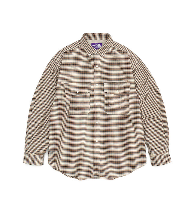 THE NORTH FACE PURPLE LABEL SHIRT Cotton Polyester OX B.D. Work 
