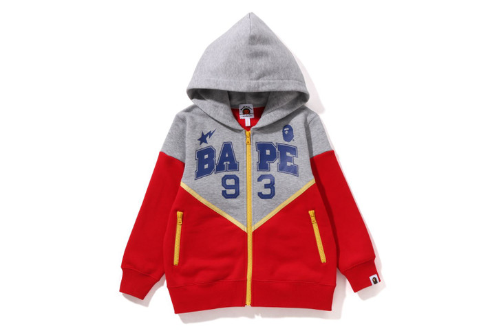 Picture No.1 of BAPE BAPE COLOR BLOCK ZIP HOODIE 1I80-315-001