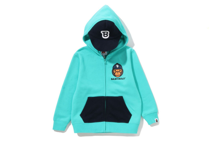 Picture No.1 of BAPE BABY MILO CAP ZIP HOODIE 2I80-315-003