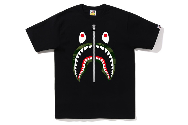 Picture No.1 of BAPE COLOR CAMO SHARK TEE 1I80-110-016