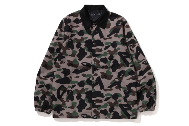 Picture No.1 of BAPE [BAPE X A.P.C.] CAMO COACH JACKET 1I23-140-904