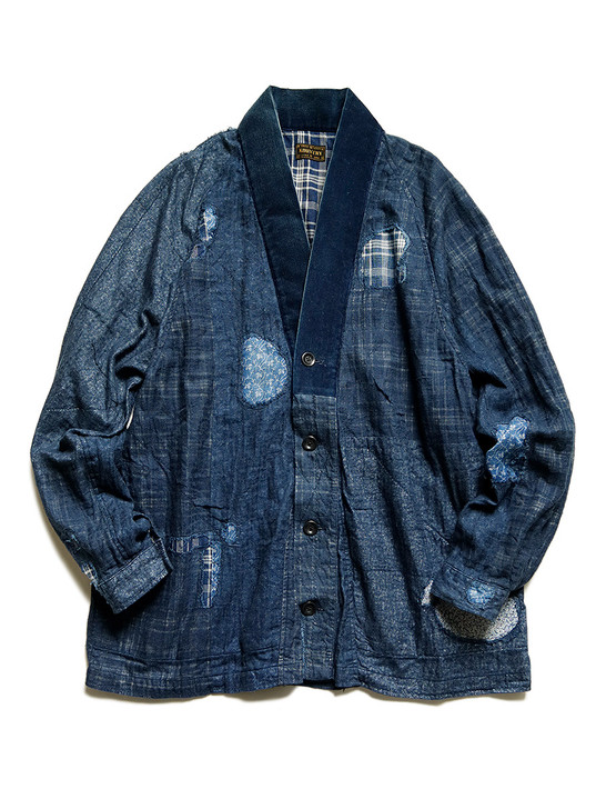 KAPITAL Shirt (Long Sleeve) IDG Patchwork NORA-DOT Tiger Juvan Shirt