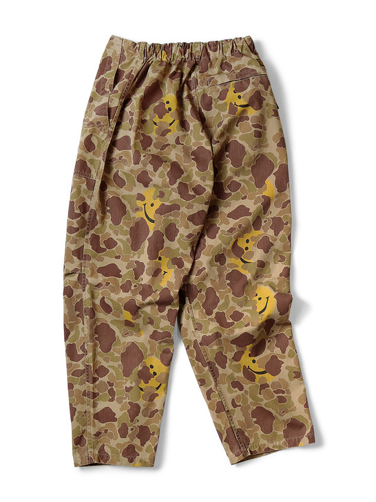 KAPITAL Pants Herringbone HAPPY Peek-a-boo Camouflage Easy Pants