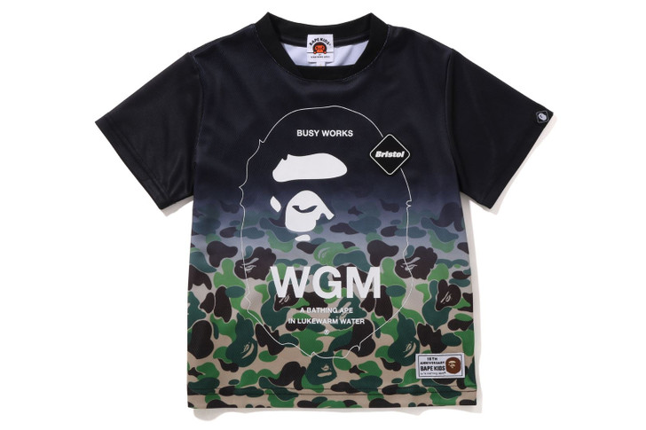 新品特価BAPE X FCRB GAME SHIRTS トップス