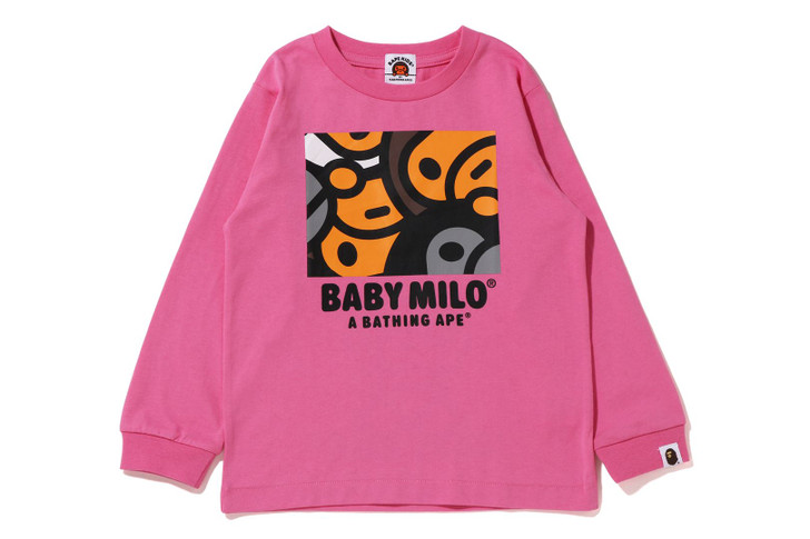 Picture No.1 of BAPE ALL BABY MILO MIX L/S TEE 2I70-311-001