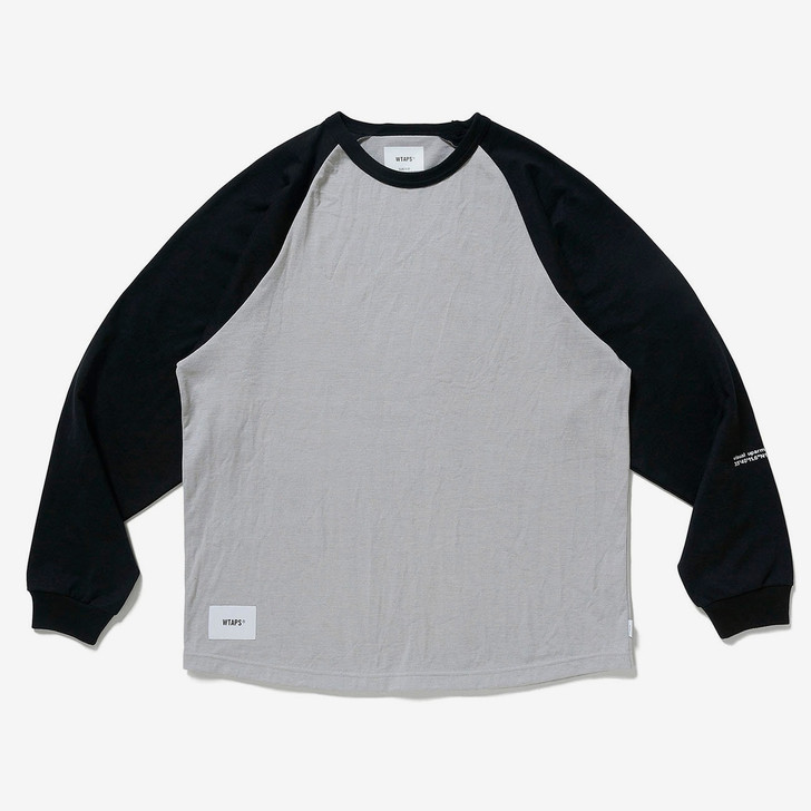 【最安値在庫】IAN / RAGLAN / CTPL. GPS GRAYxBLACK 02 M トップス