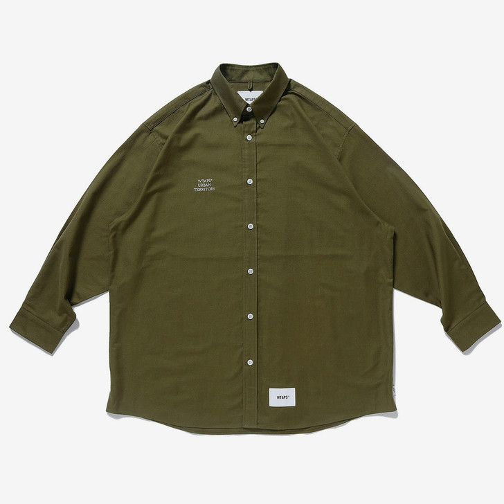 WTAPS Shirt BD 01 / LS / COTTON. OXFORD. WUT