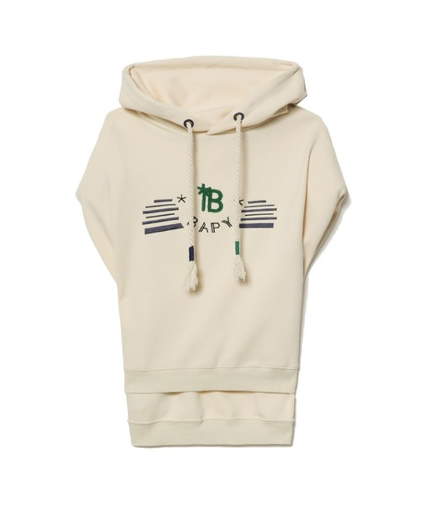 Picture No.1 of BAPY BAPY/Sleeveless Logo Hoodie BPYSWSW3175XJ