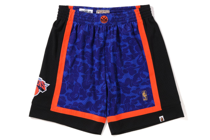 Picture No.1 of BAPE [BAPE X MITCHELL & NESS] NEW YORK KNICKS JERSEY SHORTS 1I23-153-905