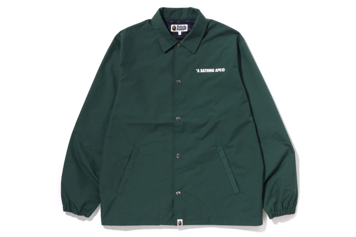 A BATHING APE コーチ ジャケット ナイロン L サイズ A・BATHING APE ナイロンジャケットL アベイシングエイプ BAPE LOGO