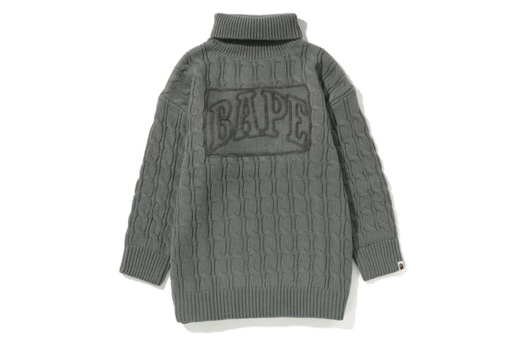 Picture No.1 of BAPE BAPE CABLE KNIT ONEPIECE 1I80-235-002