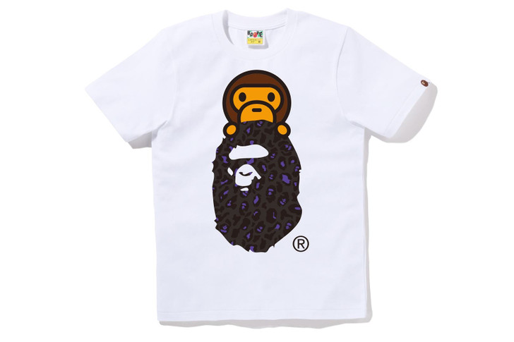 新品未使用 BAPE LEOPARD RLX TEE ホワイト WILD LEOPARD PATTERN NYC LOGO TEE MENS – us.bape.com