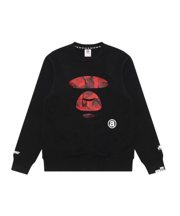 Picture No.1 of AAPE AAPE Basic CREW NECK SWEATER AAPSWM3975XXJ