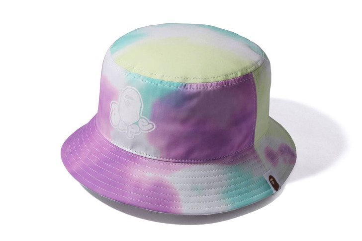 Picture No.1 of BAPE PIRATE TIE DYE BUCKET HAT 1I30281001
