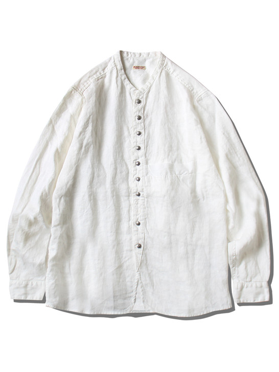 Picture No.1 of KAPITAL Gauze Linen Herringbone Stand Penny Shirt K1703LS098K1709LS099EK-598