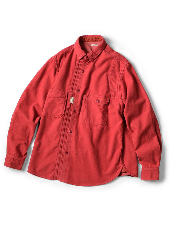 KAPITAL Shirt (Long Sleeve) CPO Cotton Wool Mopar Shirt