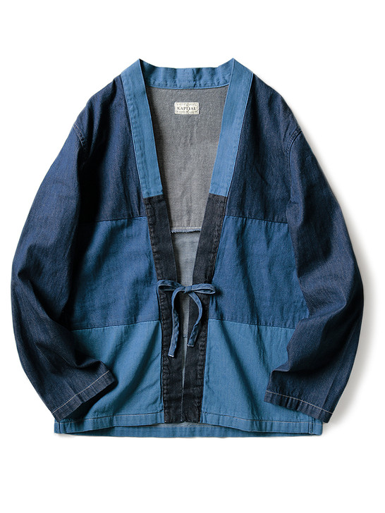 ジャケット・アウター [4] Kapital 8 oz Denim Kakashi Shirt KAPITAL Shirt 8 oz Denim 4 TONE KAKASHI Shirt