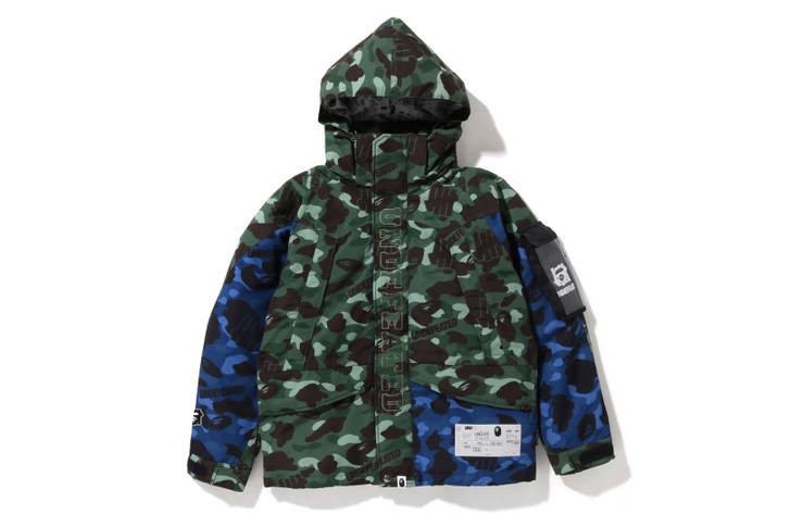 JACKET [BAPE X UNDFTD] COLOR CAMO SNOWBOARD DOWN JACKET1