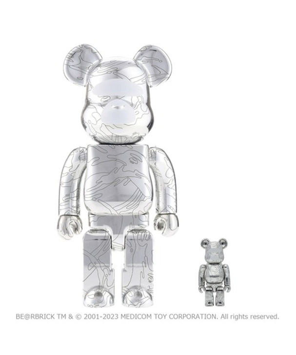 AAPE MEN BE@RBRICK BY A BATHING APE 10Th Anniversary 100%  400%