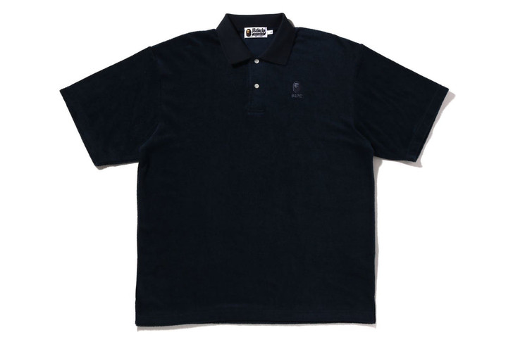 Picture No.1 of BAPE PIRATE APE HEAD TOWELLING RELAXED FIT POLO 1I30112006