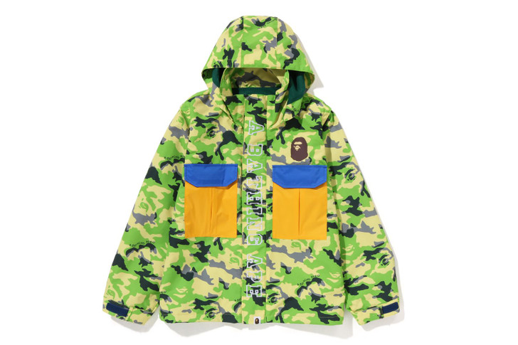 Picture No.1 of BAPE WOODLAND CAMO 4WAY HOODIE JACKET 1J30-640-002